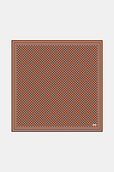 Vakko Twill İpek Eşarp - Özel Seri - Bakır