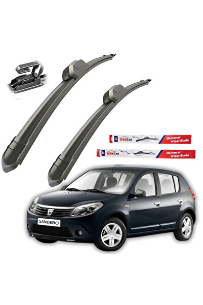 TEAMCAR Ștergătoare de parbriz Dacia Sandero I (2008-2012) Set parbriz plat