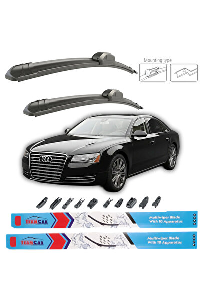 TEAMCAR Audi A8 (D4, 4H) 2009-2013 Lame ștergătoare – Set față