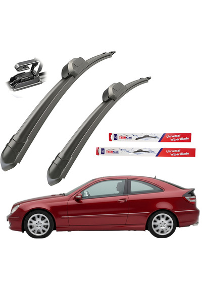 TEAMCAR Ștergătoare de parbriz Mercedes-Benz C/CL203 Coupé 07/20032007 (facel...