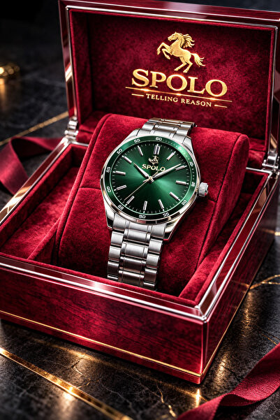 S.POLO spolo marka Erkek Kol Saati+bileklik hediye