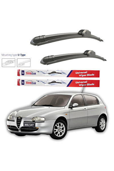 TEAMCAR Ștergătoare de parbriz Alfa Romeo 147 (937) 5 uși 2001-2005 Față Set