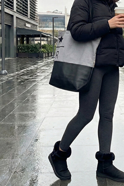 Baghashtag Star Reserved Premium Gray Cloth Bag