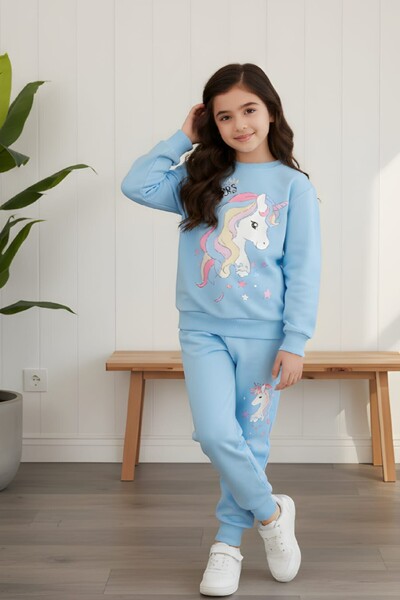 QUB CLUB Devojčin komplet trenerke sa gornjim i donjim delom