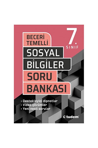 Tudem Yayınları 7.sınıf Sosyal Bilgiler Beceri Temelli Soru Banka