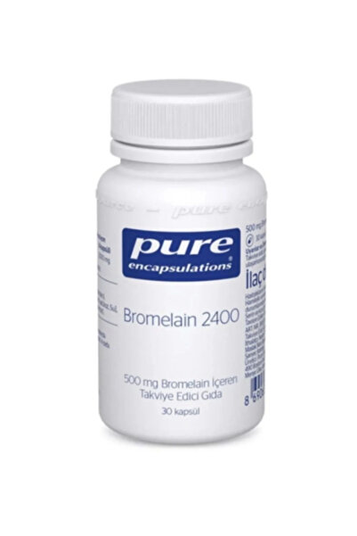 Pure Encapsulations بروميلين 2400 500 ملغ 30 كبسولة