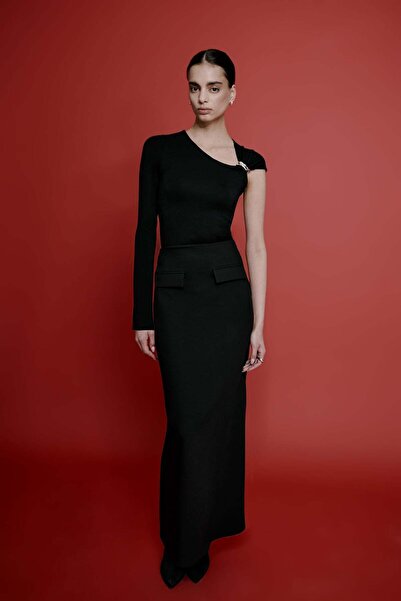 VATKALI Maxi Skirt with Flap Detail - Premium Edition