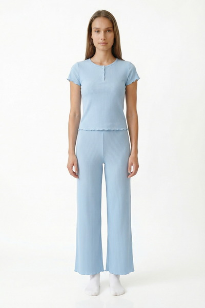 Penti Сини панталони Ella Solid Комплект пижама