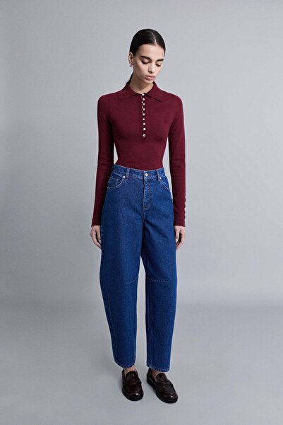 VATKALI High-Waisted Balloon Jeans