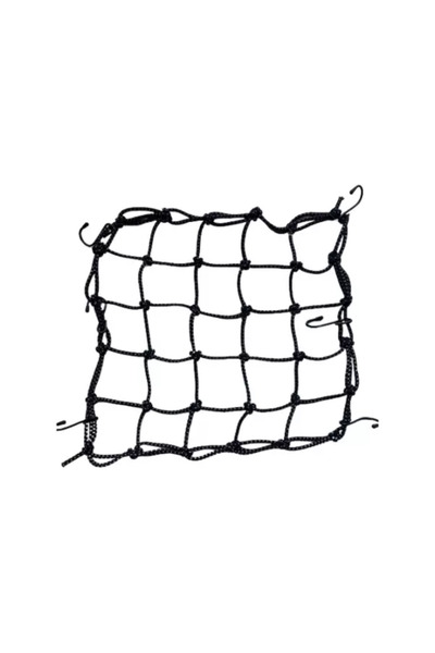 Genel Markalar Motorsiklet Kask Filesi Kancalı Siyah