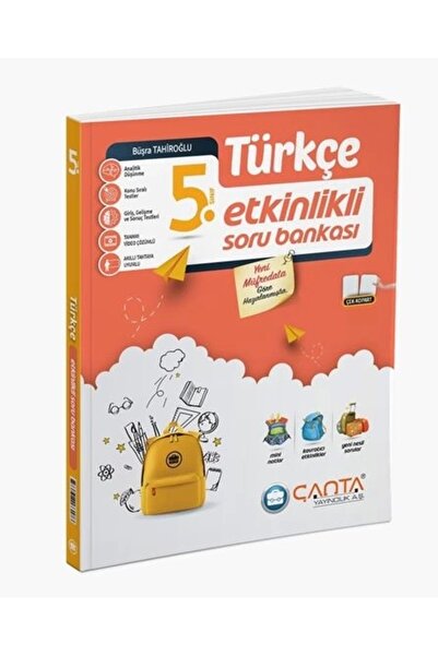 Çanta Yayınları ÇANTA 5 TÜRKÇE ETKİNLİKLİ SORU BANKASI
