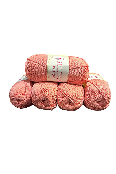 hobicium Somon Koton 5'li Pamuk Örgü İpi İpliği Amigurumi, Battaniye, Çanta, ...
