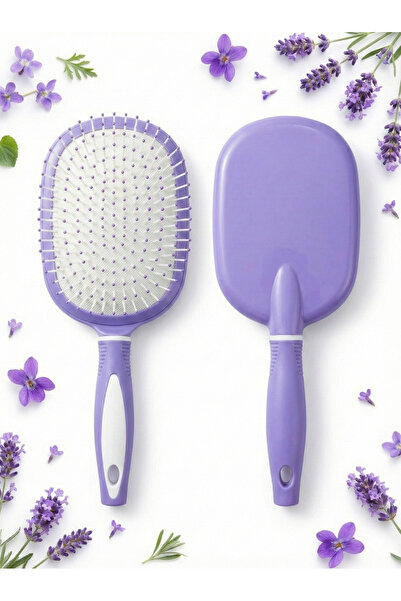 Rayan & Hoor Style Cutie Premium Soft Tip Lavender Purple Hair Brush 💜 ✨