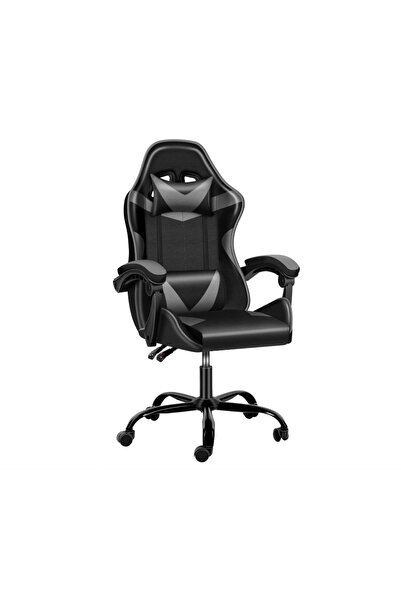 luxino trading كرسي ألعاب دوار قابل للإمالة، قابل لتعديل الشد، مصنوع من جلد ا...