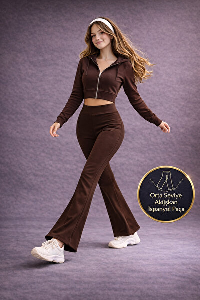 pantofashion Brshka High Waist Hooded Top and Bottom Women's Tracksuit Set – ...