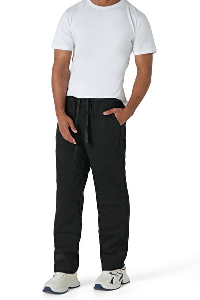 hendam Men's casual trousers with an elastic waistband, comfortable for work