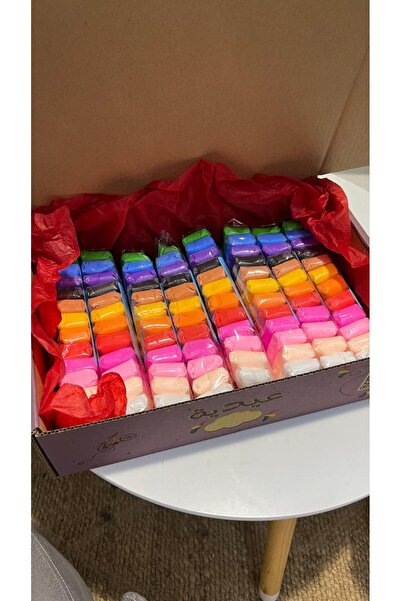 Kids skills عيدية سكوشي صلصال 8 حبة مع بوكس وردي توزيعات اطفال