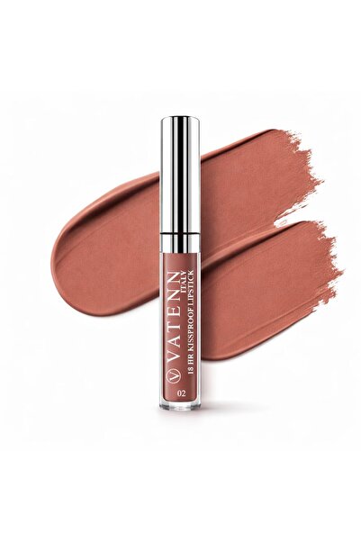 VATENN ITALY 18 Hr Kissproof Lipstick 02 Chestnut