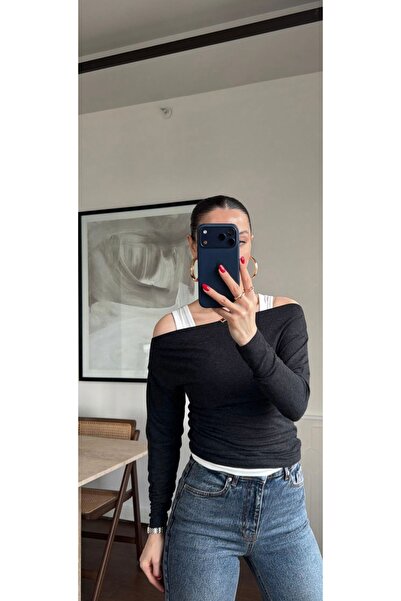 CADDELAMODA Women's Boat Neck Athlete Blouse Set