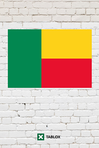 TABLOX Σημαία της Μπενίν, Διακοσμητικός πίνακας ζωγραφικής MDF, Ξύλινος πίνακ...