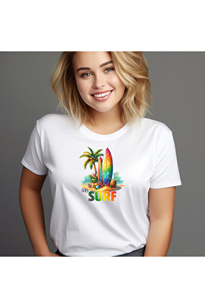 Etoile Studio Fishing Design T-Shirt Printed Fish Surf