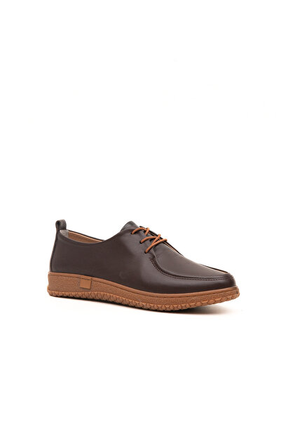 VENZA Genuine Leather Haliç Series Skin Brown Women's Loafer