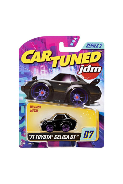 TOYFEST سيارة تويوتا سيليكا جي تي 1971 من سلسلة كارتوند جي دي إم - سيارة سوداء