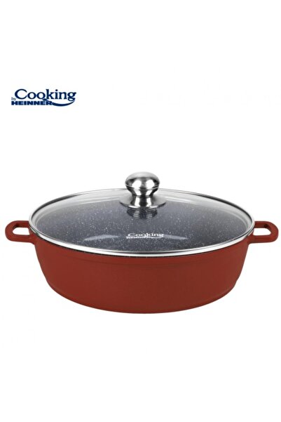Cooking by Heinner ALUMINUM PAN+LID 40x9.8CM, 11 L, CALABRIA,