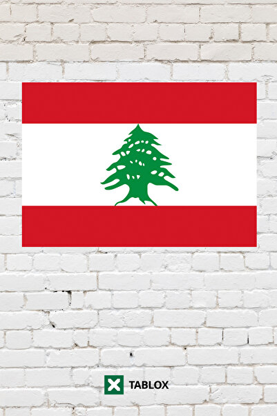 TABLOX Drapelul Libanului Tablou decorativ din lemn MDF Tablou din lemn Semn ...