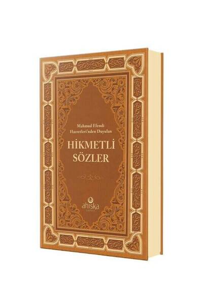 Ahıska Yayınevi Mahmud Efendi Hazretleri'nden Duyulan Hikmetli Sözler (Deri C...