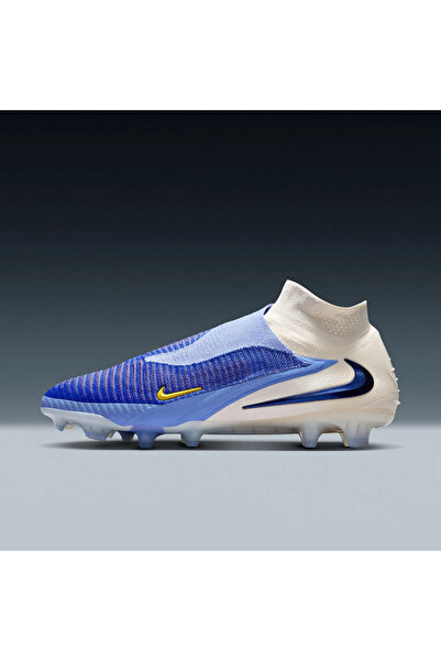 Nike Phantom 6 HIGH Elite FG "Racer Blue/Dark Obsidian" Tam profesyonel Krampon