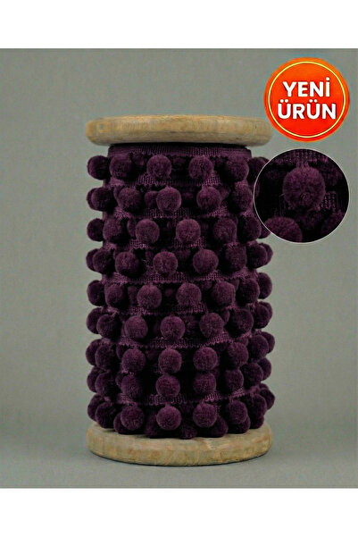 Massaltay Ponpon Şerit 4 Metre Dekoratif Süsleme Şeridi Kına Parti Organizasy...