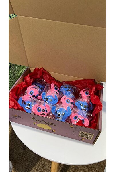 Kids skills عيدية سكوشي ستيتش 12 حبة مع بوكس وردي