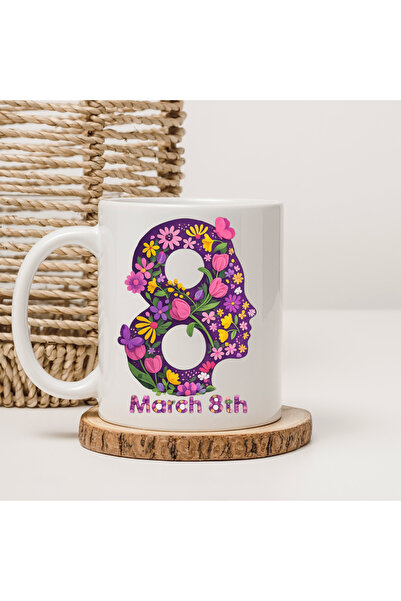 Er-Se Tasarım Special Mug for March 8, International Women's Day, Gift for Mo...