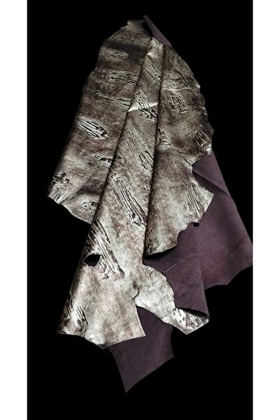 ELİS Hakiki (GERÇEK) Bakır KabartmaDesenli Kuzu Derisi 60x75cm