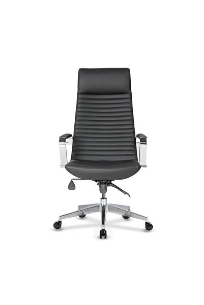 KRONSIT ZETA Anatomical chair, PU Leather upholstery, elegant chrome arms, mo...