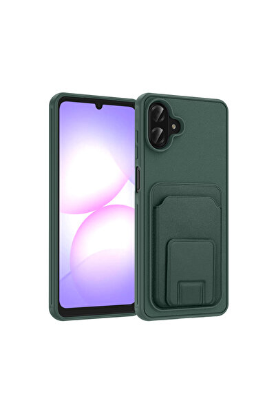 Ceponya Galaxy A07 Case with Card Holder, Magnetic Stand, Pu Leather Look Lux...
