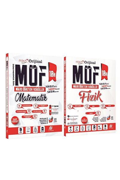 Orijinal Yayınları Orijinal Mikro 10. Sınıf Matematik ve Fizik MÖF Mikro Öğre...