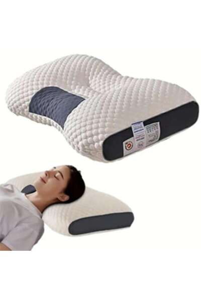 Otto 2X Ergonomic Pillow, White, 74x48x6cm, Memory Cotton
