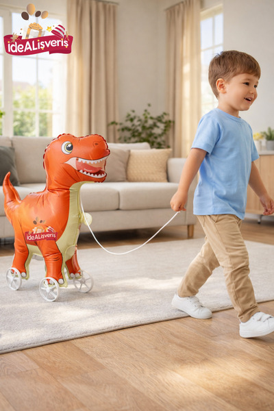 BKMC PARTY Character Foil Balloon with Wheels and String