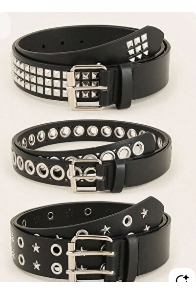 targay Gothic Punk Rock Gurunge Metallica Emo Style Belt