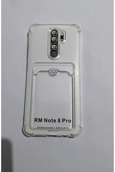 kılıfınbenden حافظة سيليكون لهاتف ريدمي نوت 8 برو مع حامل للبطاقات