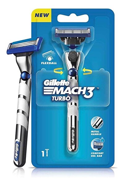 Mach 3 شفرات حلاقة توربو
