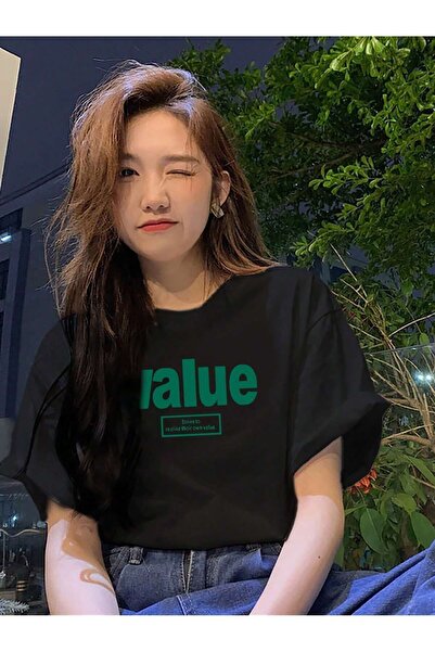 Mythologie Μπλουζάκι Value - Μαύρο με στάμπα, Oversize, με λαιμόκοψη ποδηλάτο...