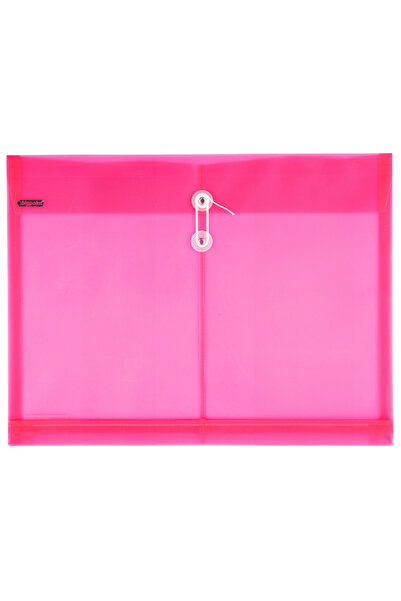 Bigpoint Документна папка с шнур, страна А4, червена, 10 броя