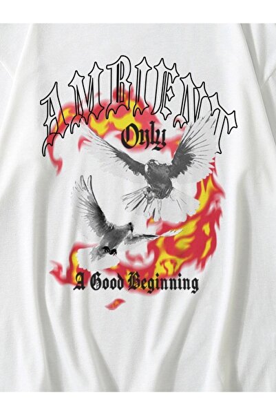 Mythologie Ambient T-shirt Shorts - White Black Shorts T-Shirt Bottom Top Set...