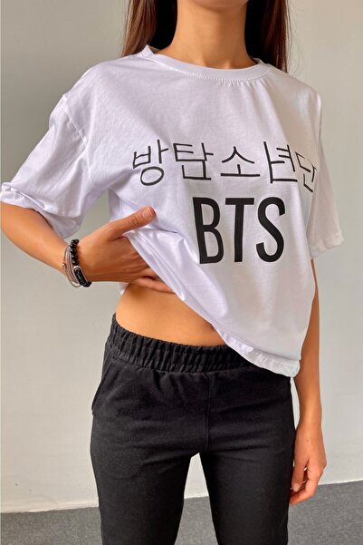 Mythologie Korean Bts White T-shirt Black Sweatpants - Jogger T-Shirt Bottom ...