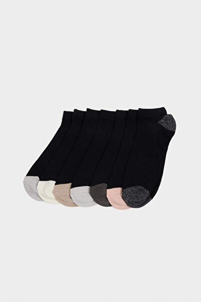 DeFacto Women's 7-Pack Cotton Booties Socks G3574Axns