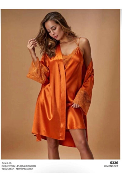 SS HOME CONCEPT Nurteks 5336 Dressing Gown and Nightgown Set