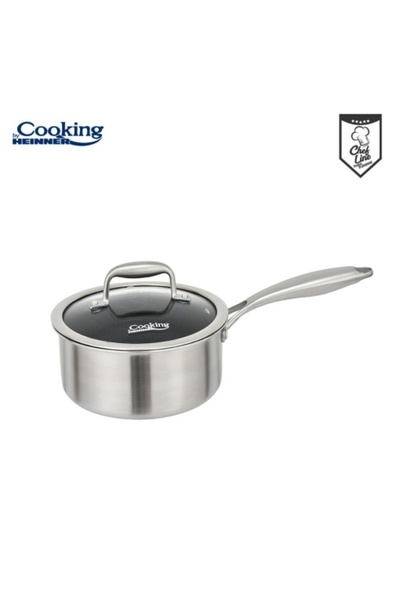 Heinner CASSEROLE WITH LID, 16x8.5 CM, 1.6 L, TITANIUM3, COOKING BY